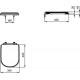 Klozetové sedátko Calla T627801 Ideal Standard